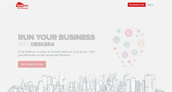 Desktop Screenshot of deskera.com
