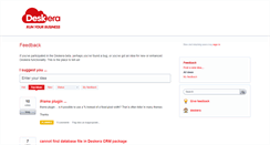 Desktop Screenshot of feedback.deskera.com