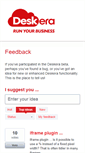 Mobile Screenshot of feedback.deskera.com