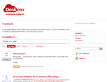 Tablet Screenshot of feedback.deskera.com